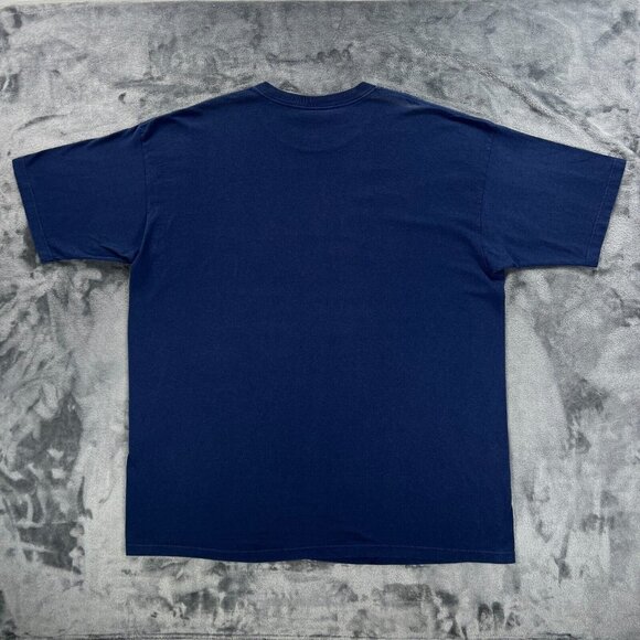 FILA Basketball T Shirt Men 2XL Vintage 90's Made in USA Hip Hop Big Print Logo - Picture 2 of 9